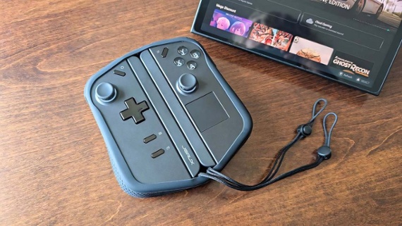 This Legion Go accessory unites the handheld's detached controllers into one comfortable gamepad like a Nintendo Switch Joy-Con