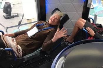 Astronaut's daughter packs father's space mementos for Blue Origin launch