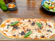 italian pizza  at glasgow scotland england