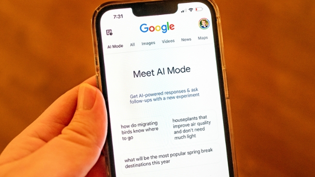 Google AI on mobile