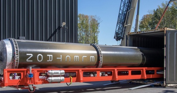 Electron booster arrives in Virginia for Rocket Lab's 1st-ever US launch