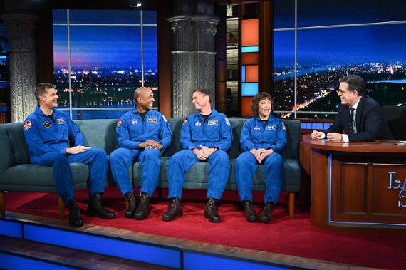 Artemis 2 crew hits 'The Late Show with Stephen Colbert'