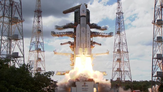 India launches moon rover to land at lunar south pole