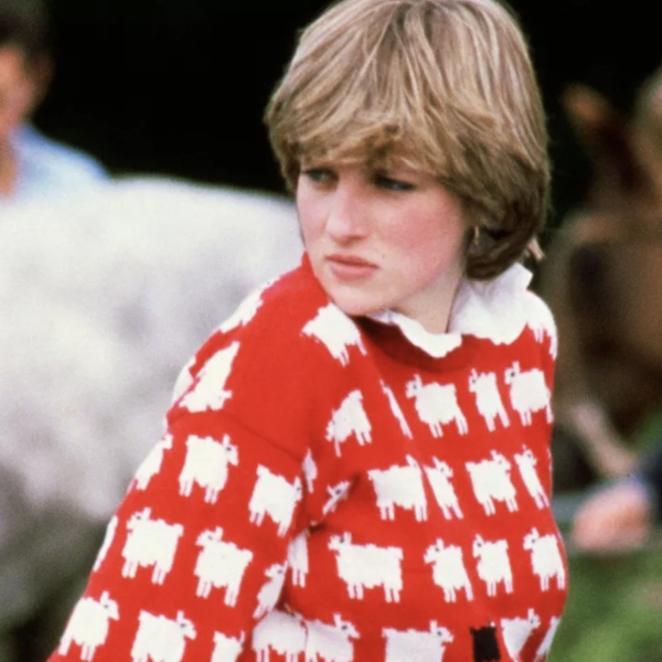 Princess Diana’s Iconic Black Sheep Sweater Is About to Go Up for Auction for the First Time