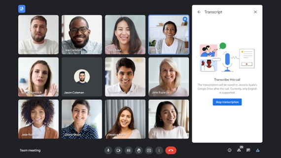 Google Docs can now transcribe your video calls