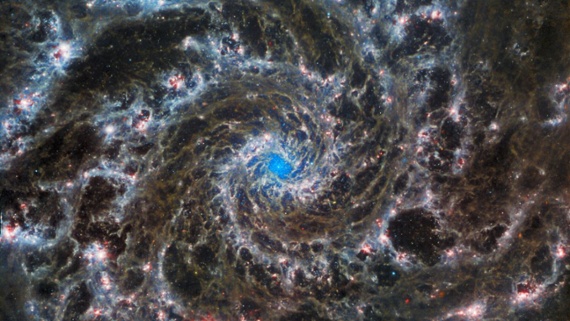 Spectacular videos reveal 'Phantom Galaxy' views by James Webb Space Telescope, Hubble