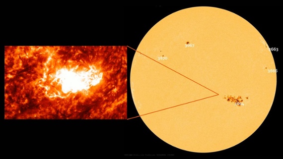 Gargantuan sunspot 15-Earths wide erupts X-class flare