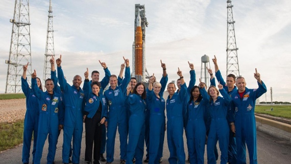 New NASA astronauts celebrate moon missions