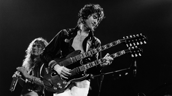 The one Led Zeppelin song Jimmy Page recorded with a Gibson Flying V