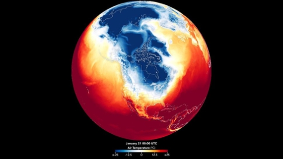 Our photo of day: Satellite sees January polar vortex