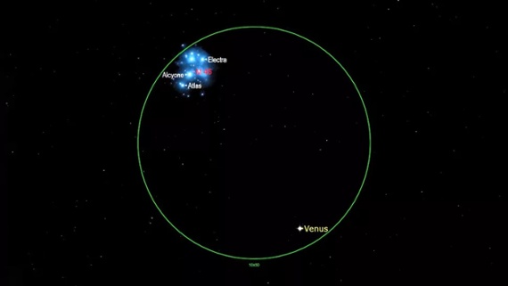 Spot Venus near the Pleiades in the predawn sky on Thursday