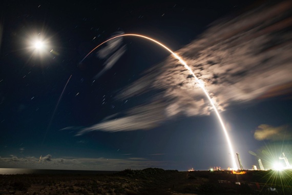 Watch SpaceX launch telecom satellite, land rocket at sea tonight