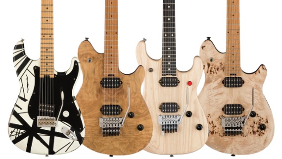 EVH commemorates Eddie Van Halen's Eruption solo with a new Striped Series guitar, and launches 3 fresh natural-finished models