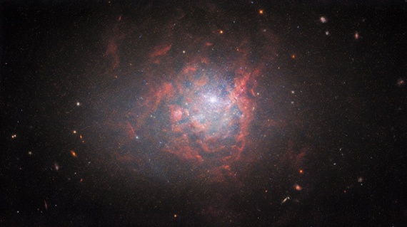 Hubble Space Telescope spots an 'oddball' starburst