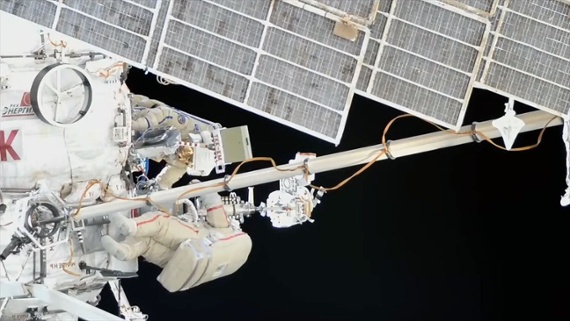Russian cosmonauts make quick work of ISS spacewalk