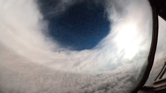 Hurricane Lee looks terrifying in video from inside its eye