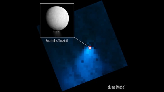 Saturn's moon Enceladus is blasting water 6,000 miles high