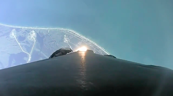 Fly with SpaceX Falcon 9 rocket in amazing video