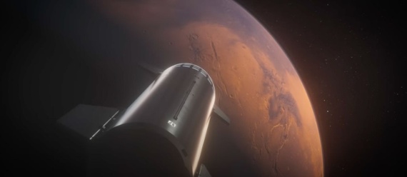 Watch SpaceX launch a Starship to Mars in new animation