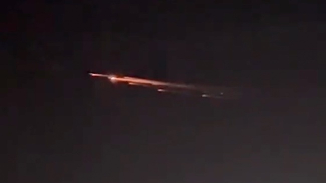 Dead Chinese satellite burns up as a brilliant fireball