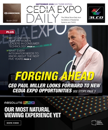 CEDIA Expo 2026 Daily &mdash; Day 3 Edition