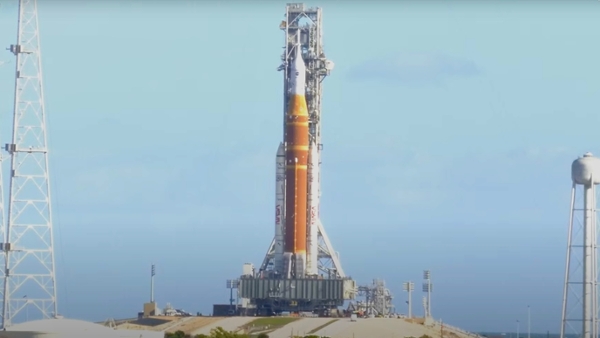 NASA's Artemis 2 moon rocket arrives back at the launch pad