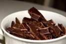 RD: Dark chocolate is rich in flavonoids, fiber