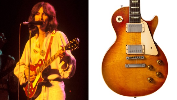 George Harrison’s ‘58 Gibson “ransom” Les Paul – which helped recover his stolen Lucy model – sells at auction for $312,500