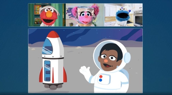 Former astronaut Mae Jemison drops by 'Sesame Street' on Thursday (exclusive sneak peek video)