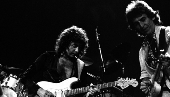 "I was playing the wrong key and everything, but it didn't seem to matter": Watch George Harrison play a Little Richard classic with Deep Purple in 1984