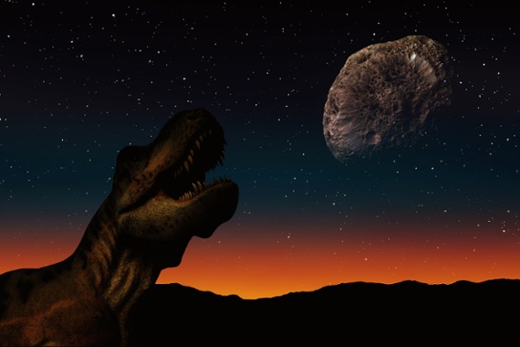 Mystery crater caused by dino-killing asteroid cousin