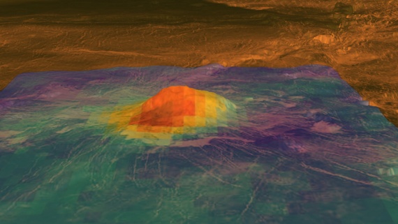 Are volcanoes erupting on Venus?