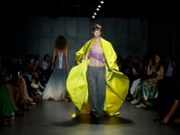NEW YORK, NEW YORK - SEPTEMBER 14: A model walks the runway during the Bach Mai show during September 2025 New York Fashion Week on September 14, 2025 in New York City. (Photo by John Lamparski/Getty Images)