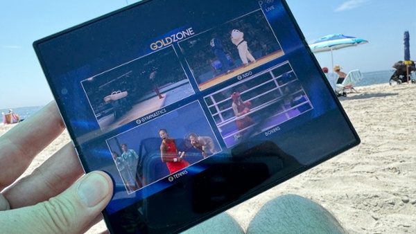 The Galaxy Z Fold 6 survived a day at the beach