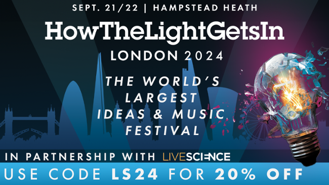 Live Science x HowTheLightGetsIn — Get discounted tickets to the world's largest ideas and music festival