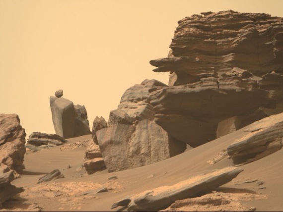Perseverance rover finds weird snake-head rock on Mars