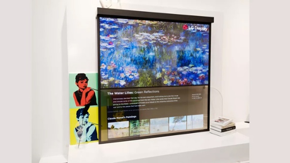 LG has managed to build a television into a shelf