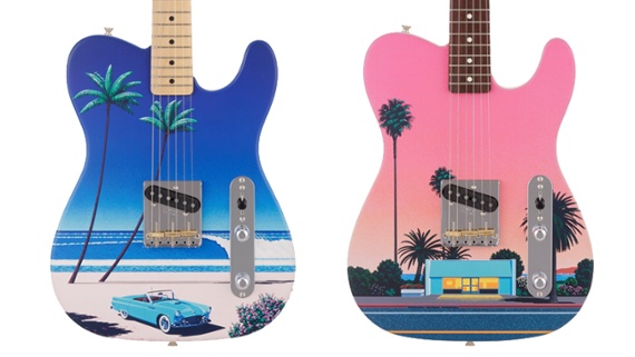 Fender Japan evokes summer with its breezy, ultra-limited new Art Canvas Esquire models