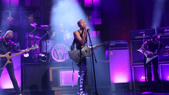 Watch Willow continue her transformation to guitar star with a raucous SNL performance