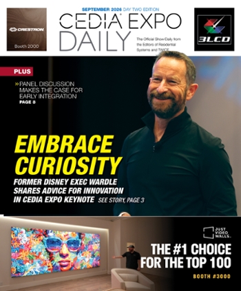 CEDIA Expo 2026 Daily &mdash; Day 2 Edition