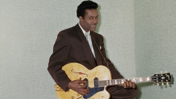 Watch Chuck Berry perform his breakthrough hit, Maybellene, live on TV