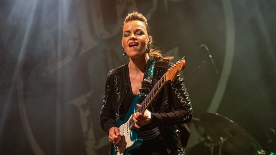 "Open C tuning with a slide gives it a whole new approach": Watch blues rocker Erja Lyytinen’s up-tempo live rendition of Jimi Hendrix’s Crosstown Traffic