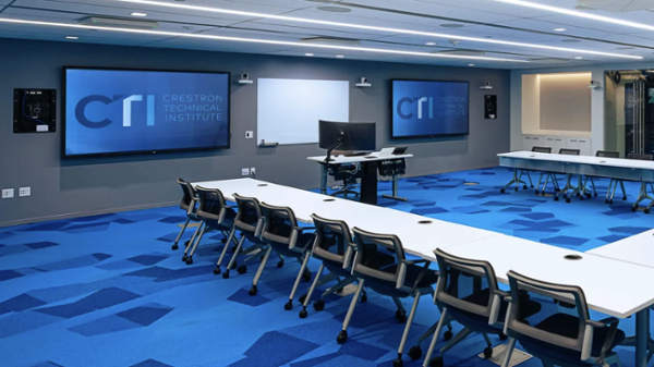 Check Out How Chief Display Mounts Help Crestron Modernize Its Training Rooms