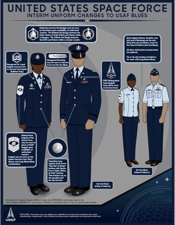 US Space Force releases new grooming and uniform guidelines