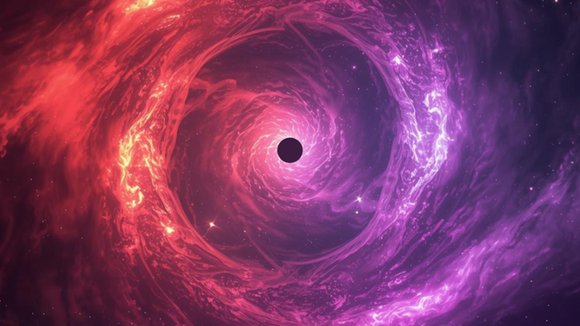 Does our universe exist because black holes ate antimatter?