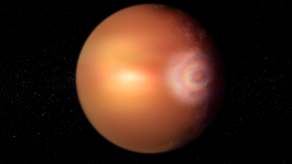 This hellish exoplanet's skies rain iron