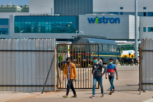 Worker protest turns violent at iPhone factory in India