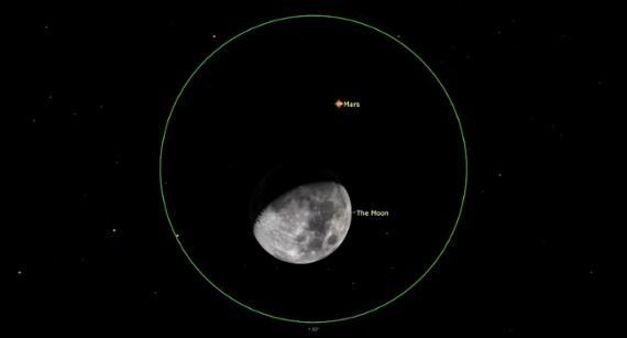 Don't miss the moon eclipse Mars next week on Jan. 30