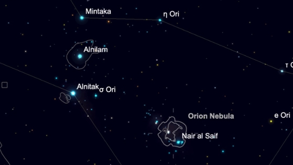Friday, Oct. 30: The Orion Nebula glows in the east

