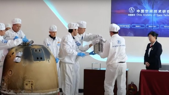 China opens Chang'e 6 samples from moon's far side